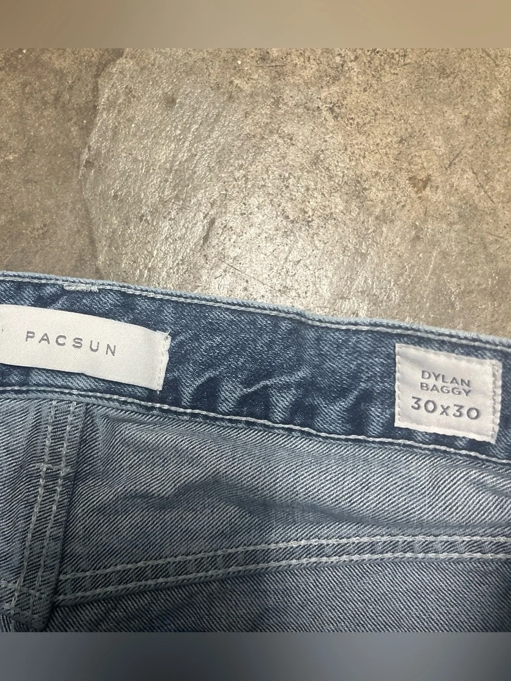 Y2K Retro Pacsun Baggy Jeans Men’s 30x30 Light Wash Heavyweight Skater Grunge